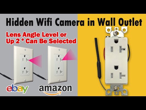 1080P HD Wifi Secret Spy Camera Hidden in AC Wall Outlet is Buy on Amazon-Socket Has AC Output