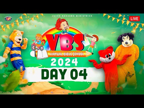 🔴🅻🅸🆅🅴 || VBS 2024 | Day 4 | Virtual Bible School | Jesus Redeems | 2 May, 2024