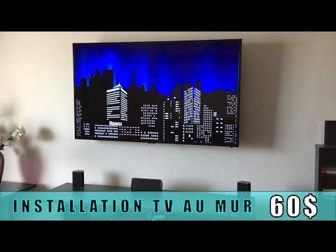 Stmtv Publicité | Installation television au mur | Support murale