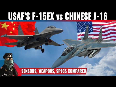 Does the F-15EX compare to the Chinese J-16 Flanker?