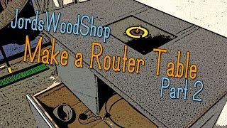 Make Your Own Router Table / Router Cabinet - Part Two