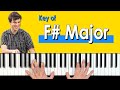 F Sharp Major Scale Fingering And Chords For Piano