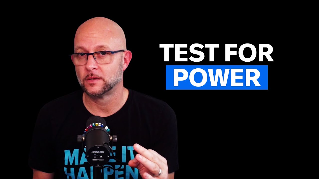 Sales Training - Test For Power