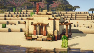 Minecraft: How to Build a Small Desert House | Tutorial
