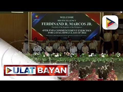 PBBM at VP Sara Duterte, magkasamang dumalo sa commencement exercises ng PNPA Layag-Diwa Class of…