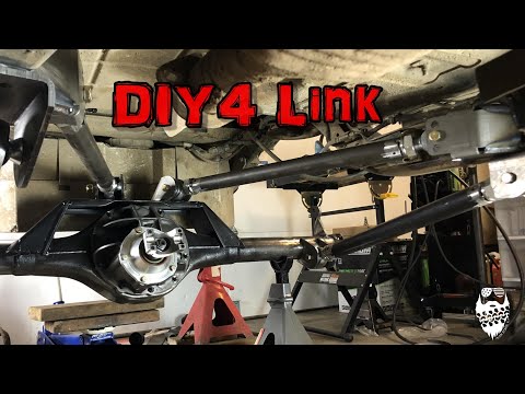 How to build a 4 Link suspension, DIY triangulated four link build, Jeep Wrangler TJ