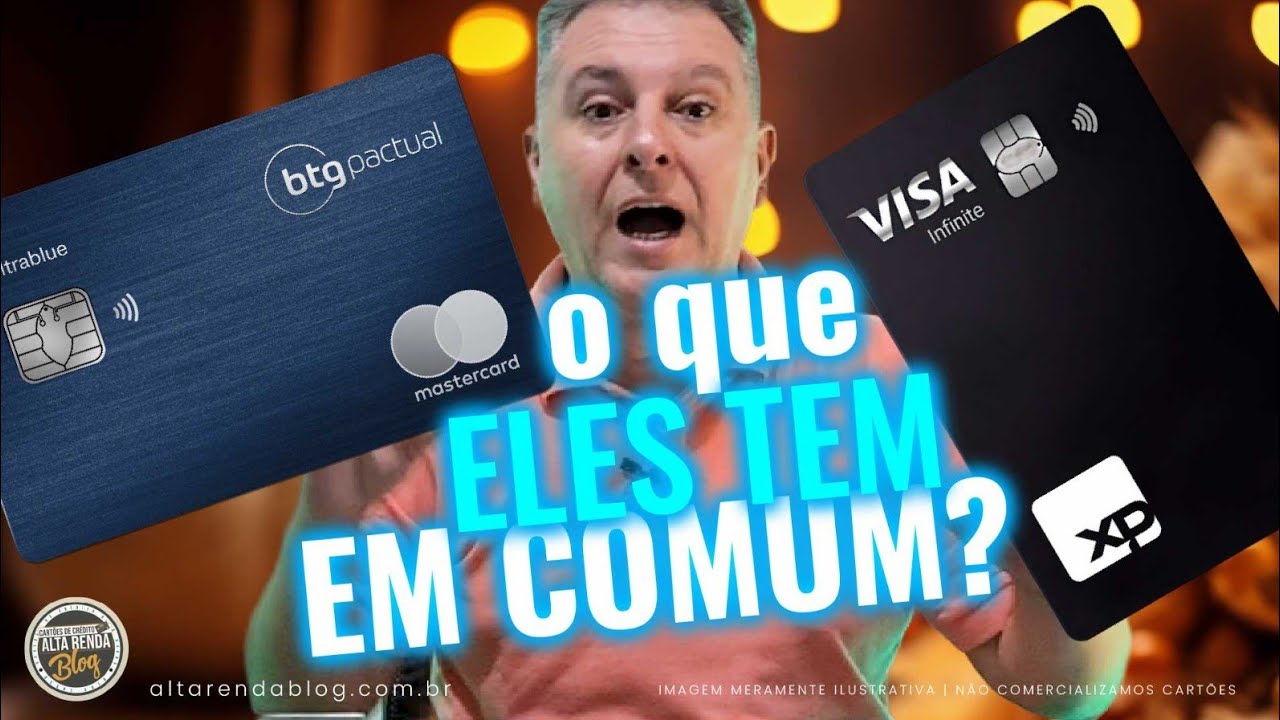 💳CARTÃO XP VISA INFINITE E BTG ULTRA BLUE MASTERCARD BLACK O QUE TEM EM COMUM ENTRE OS DOIS CARTÕES?