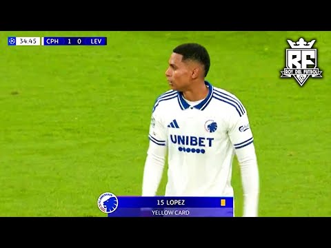 A brutal match! 🤯 by Marcos López vs Bayer Leverkusen in the Champions League