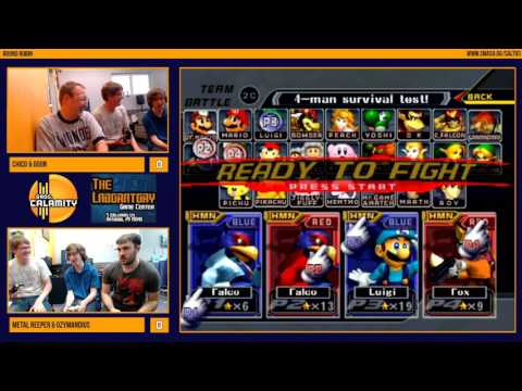 S@LT #93  Metal Reaper & Ozymandias vs Chico & Goon   Round Robin   SSBM Doubles