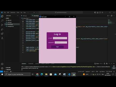 Login Form Gui Using Customtkinter Lib Python Coding Programming Python