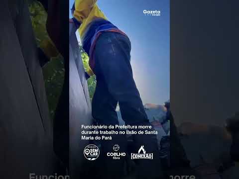 Funcionário da Prefeitura morre durante trabalho no lixão de Santa Maria do Pará
