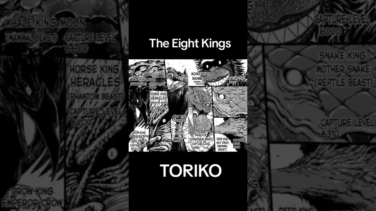 The 8 Kings #toriko #anime #animeedit #animeedits #shortvideo #shortsvideo #shorts #shortsviral