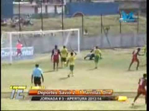 Fecha 3 (Apertura 2013 14) Deportes Savio 2-1 Parrillas One