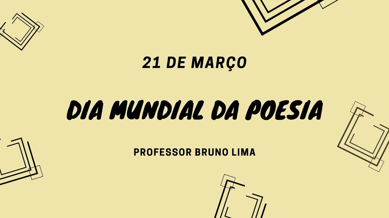Dia Mundial da Poesia