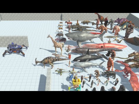 S.P.I.D.E.R. vs ALL TEAMS ARBS Animal Revolt Battle Simulator