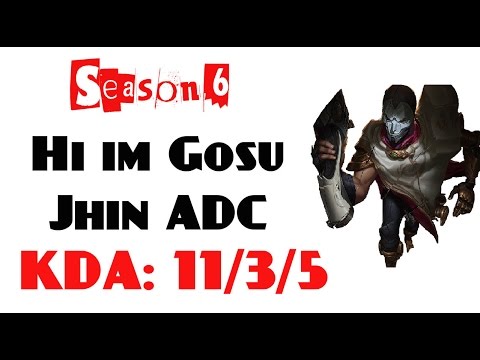 NA Challenger LOL - Hi im Gosu - Jhin ADC (Mar 23, 2016)