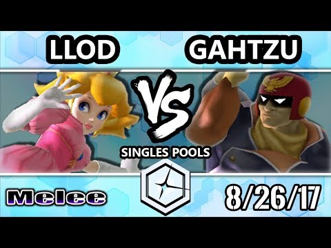 Shine 2017 SSBM - Llod (Peach) vs Gahtzu (Captain Falcon) - Smash Melee Pools