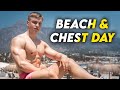 Staying Lean On A Holiday | Beach Day & Chest Workout