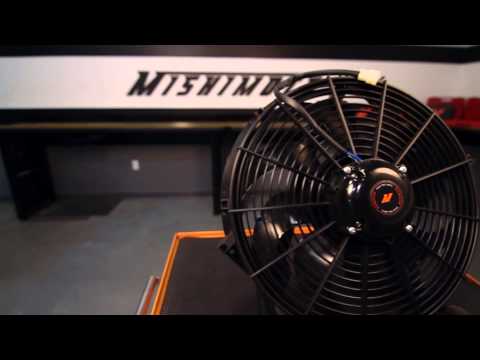 Mishimoto's 16\" Race Line, High-Flow Fan Features and Benefits by Mishimoto