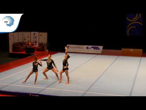 Women's group Portugal - 2015 Acrobatic junior European Champions Dynamic