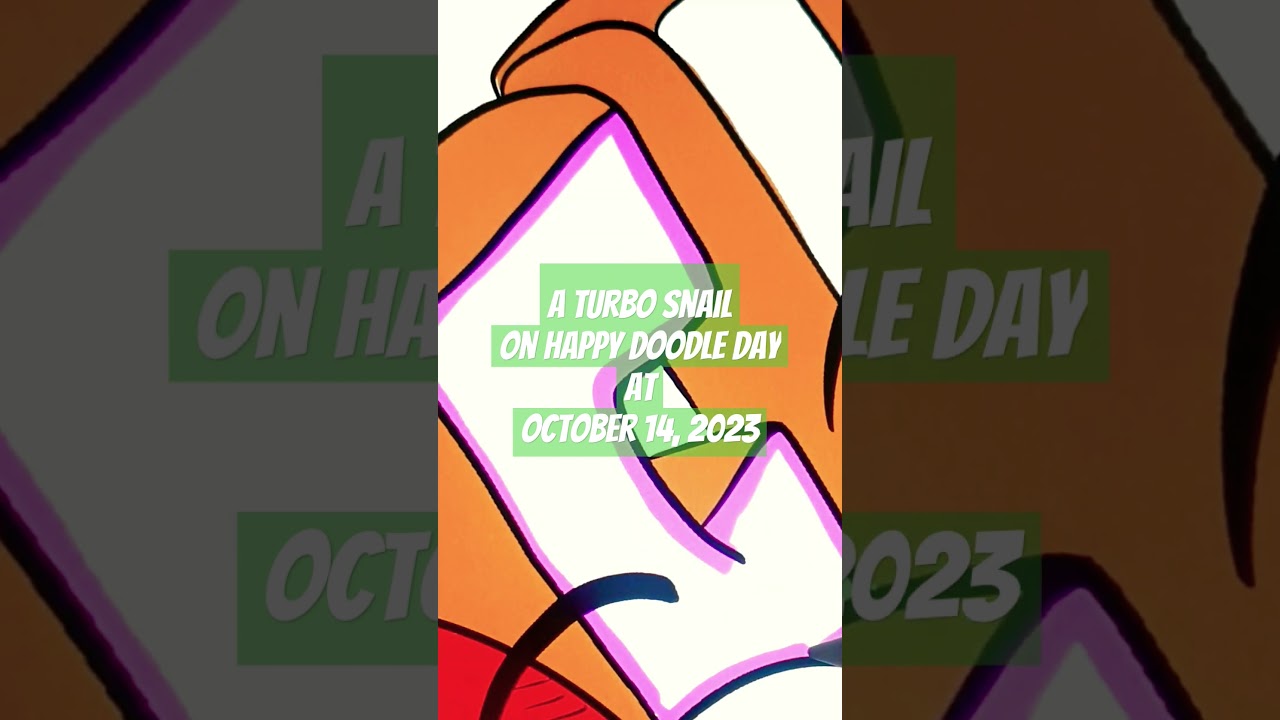 Fast Turbo Snail #procreateapp #doodleart #snail #turbo #ipadart #procreateapp