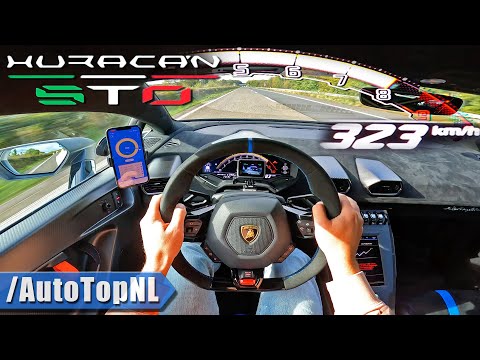 LAMBORGHINI HURACAN STO *323KM/H* on AUTOBAHN [NO SPEED LIMIT] by AutoTopNL