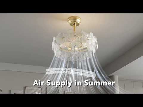 Shrewsbury 20'' Modern Ceiling Fan With Light Kit And Remote Control