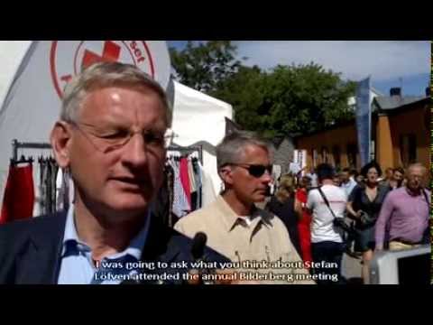 Carl Bildt confronted about Bilderberg (English Subtitle)