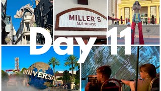 Florida Vlog | Day 11 | Family visiting Universal Studios for the first time! | Miller’s Ale House