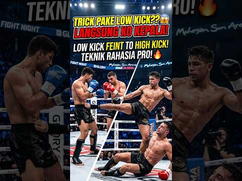 Low Kick Cuma Tipuan High Kick-nya Bikin Lawan Jatuh!😳 (by:@saenchaithailand) #kisahnyata #subscribe