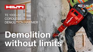 Ciocan demolator pe acumulator Hilti TE 1000-22