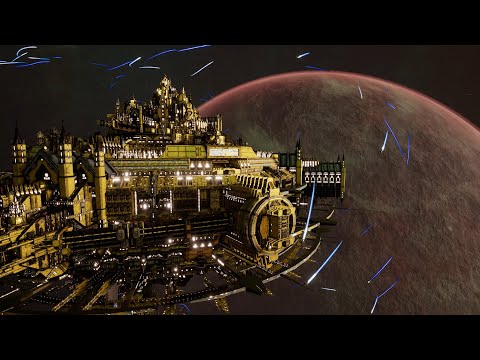 Skalgrim Mod - Phalanx - Imperial Fists vs Tyranids - Battlefleet Gothic Armada 2