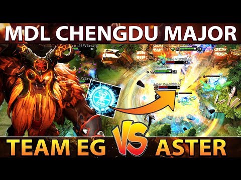 EG vs Aster - EPIC WOMBO COMBO SERIES !! MDL Chengdu Major Dota 2