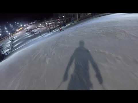 Skiing the black diamond at perfect north slopes!