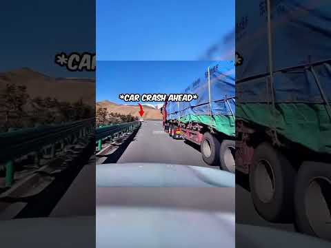 Trucker Prevents Car Crash