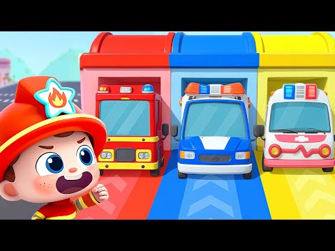 Super Heroes - Firefighter, Policeman, Doctor | Rescue Team | Nursery Rhyme & Kids Songs | BabyBus