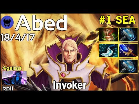 Abed [Fnatic] plays Invoker!!! Dota 2 7.19