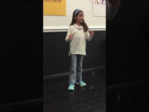 Reina Özbay (7) sings Star Spangled Banner - March 2017