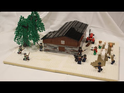 Midtskogen Farm battle LEGO WW2 MOC