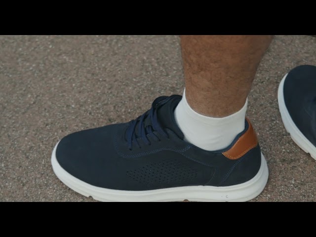 CALTO - J1582 - 2.6 Inches Taller (Navy) - Lightweight Casual Walkers