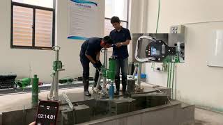 Download lagu Concrete Core Drilling Test ONE with BYCON Drill Motor Model: DMP-352 (Φ 25mm rebar) mp3