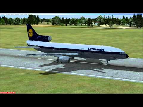 lufthansa L1011 landing in berlin