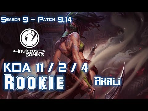 IG Rookie AKALI vs SYLAS Mid - Patch 9.14 KR Ranked