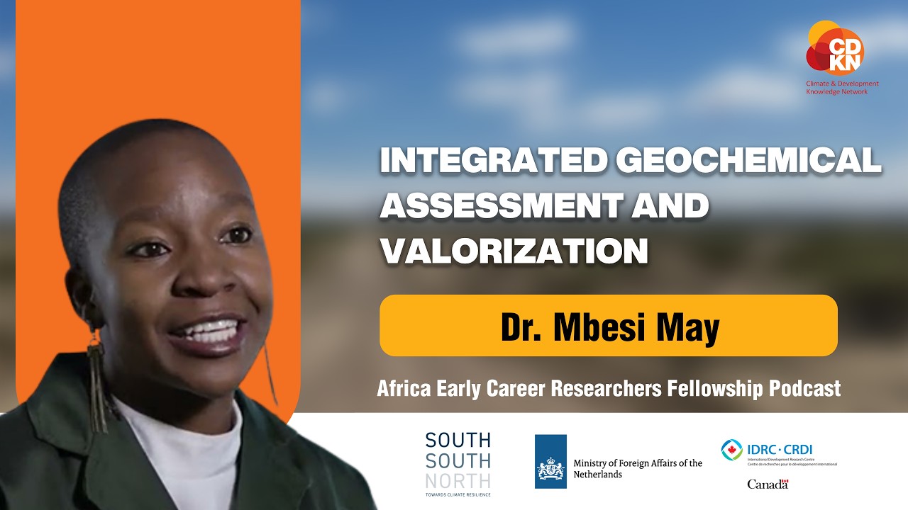 INTEGRATED GEOCHEMICAL ASSESSMENT AND VALORIZATION ft. Dr. Mbesi May