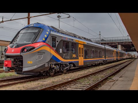 SBARCO a MESSINA Centrale dei NUOVI Etr104 094 - 097