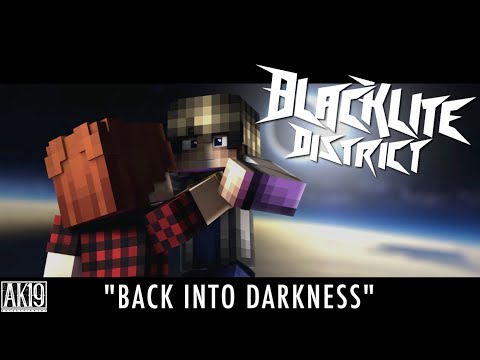 Blacklite District - "Back into Darkness" (Minecraft Music Video)