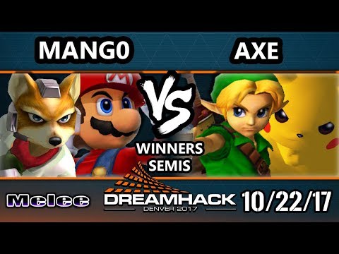 DHDEN17 Melee - C9.Mang0 (Fox, Mario) Vs. Tempo | Axe (Pika, Young Link) - SSBM Singles WSF