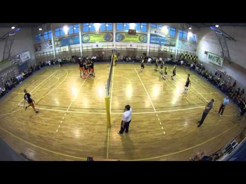 KS MOSiR Huragan Międzyrzec Podlaski vs UKS Centrum Augustów 08.03.2015 Set 1/5, Runda PLAY OFF