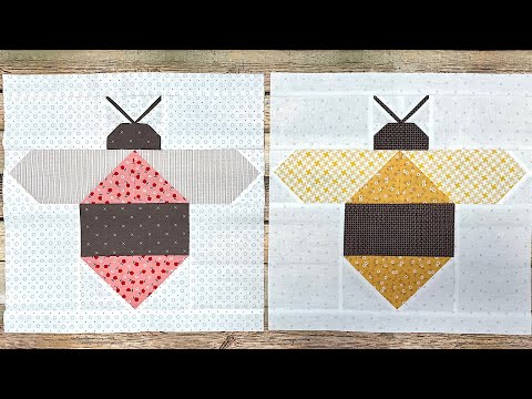 Sew Your Stash Series #25 - Buzzy Bee Quilt Block Tutorial!!