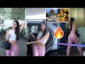 టెంపర్ పోరి Nora Fatehi Latest H0T Visuals Spotted At Airport Fly From Mumbai NT
